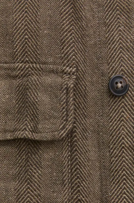 Abercrombie & Fitch kurtka koszulowa brązowy
