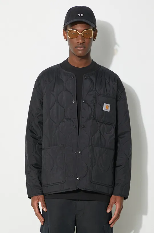 black Carhartt WIP jacket Skyton Liner Men’s