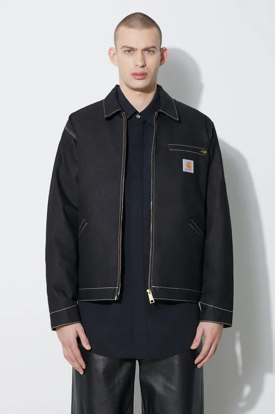 black Carhartt WIP denim jacket OG Detroit Jacket