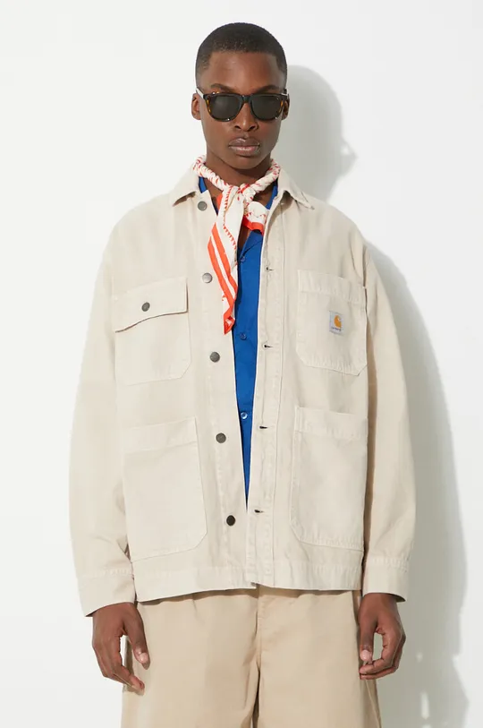 beige Carhartt WIP cotton jacket Garrison Coat Men’s