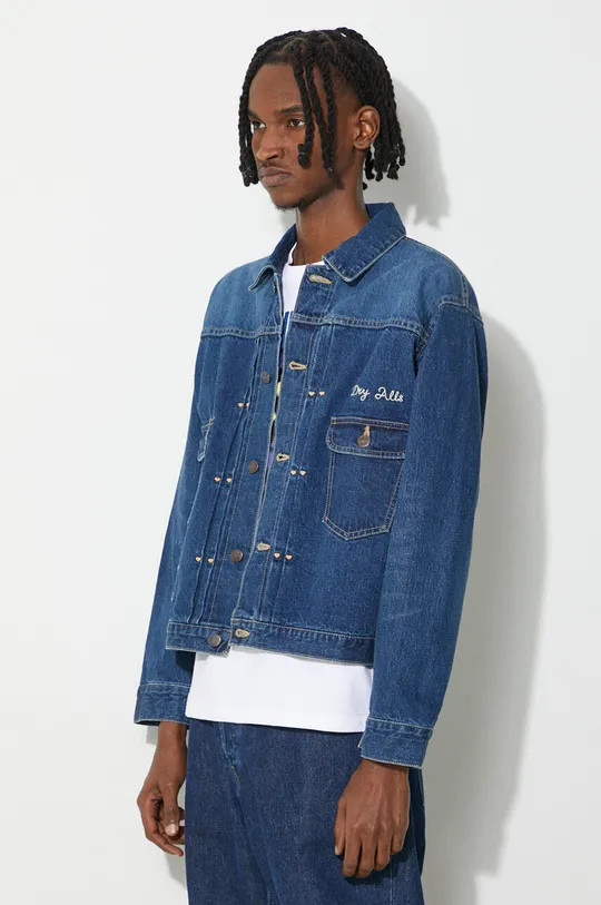 bleumarin Human Made geaca jeans Denim Work Jacket