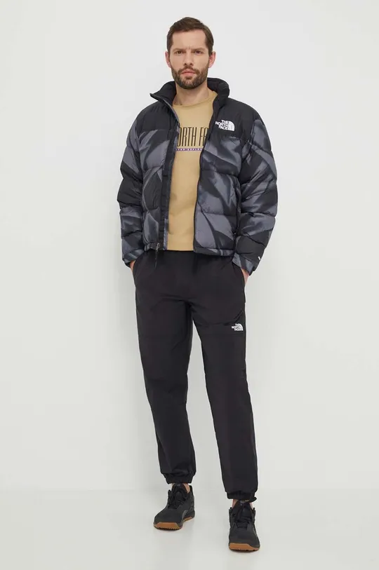 Μπουφάν με επένδυση από πούπουλα The North Face 1996 RETRO NUPTSE JACKET γκρί