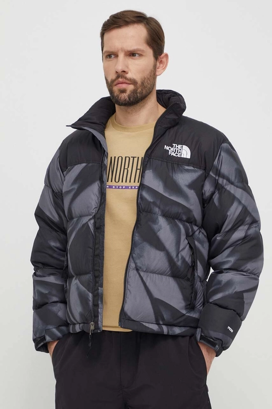 γκρί Μπουφάν με επένδυση από πούπουλα The North Face 1996 RETRO NUPTSE JACKET