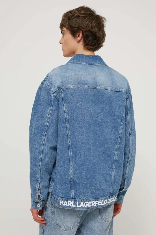 Jeans jakna Karl Lagerfeld Jeans Glavni material: 100 % Recikliran bombaž Podloga žepa: 65 % Poliester, 35 % Bombaž