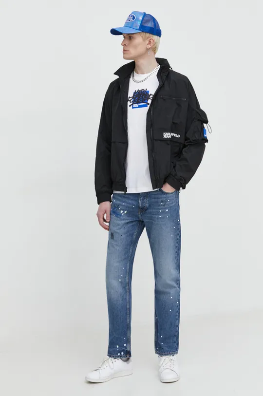 Karl Lagerfeld Jeans kurtka czarny