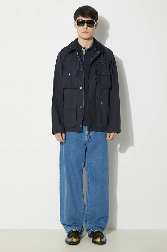 Barbour giacca in cotone Modified Transport Casual blu navy