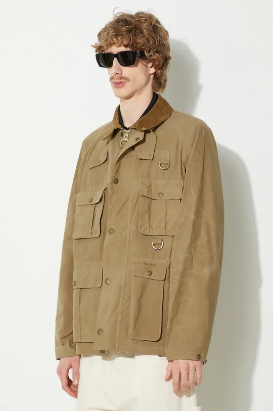 beige Barbour giacca in cotone Modified Transport Casual