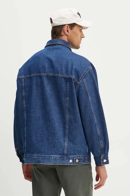 A.P.C. kurtka jeansowa blouson elvis 100 % Bawełna