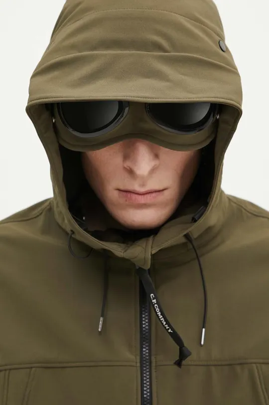 green C.P. Company jacket Shell-R Goggle