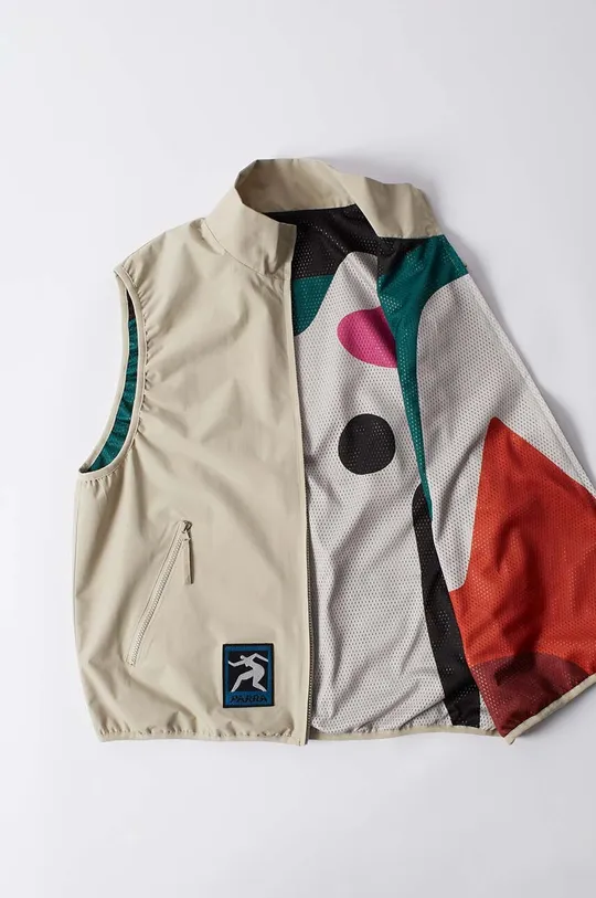 by Parra gilet Ghost Cave Reversible 50% Nylon, 50% Poliestere