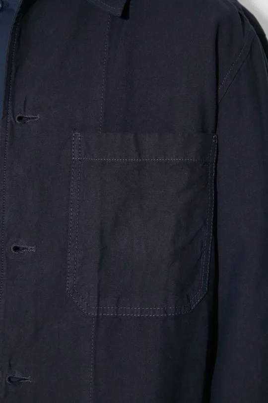 тёмно-синий Куртка-рубашка Norse Projects Tyge Cotton Linen