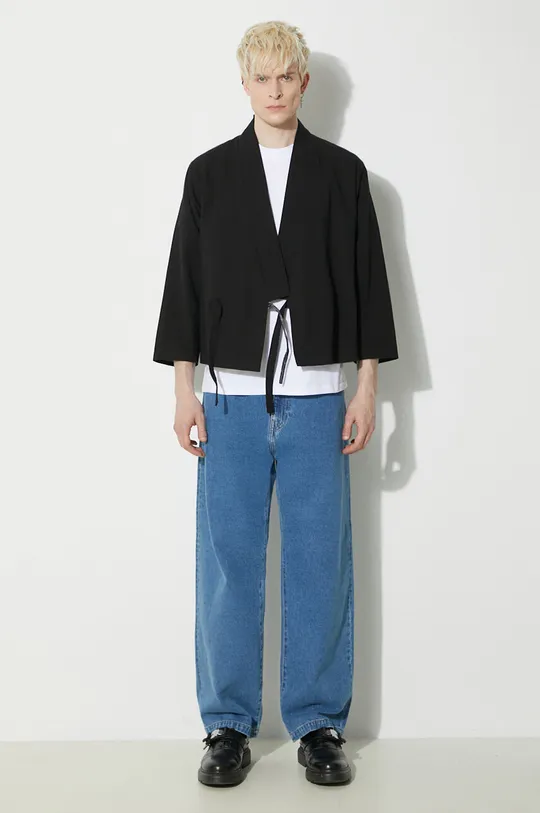 чорний Куртка з домішкою льону Kenzo Kimono Jacket Чоловічий
