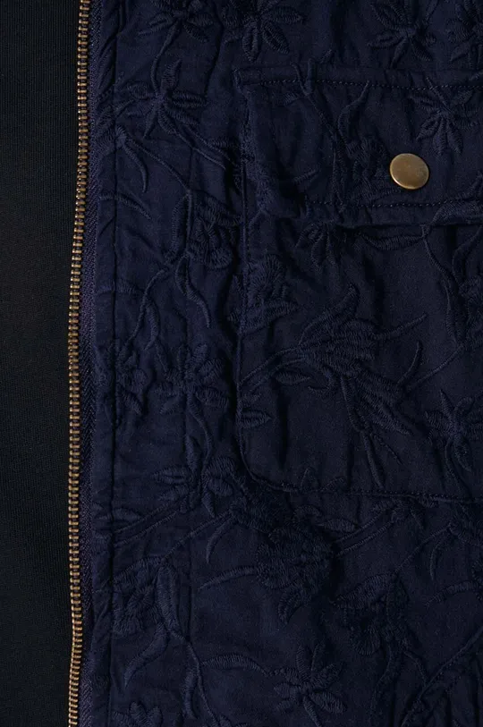 Βαμβακερό σακάκι Corridor Floral Embroidered Zip Jacket