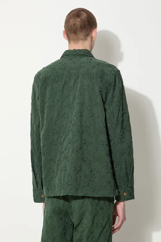 Βαμβακερό σακάκι Corridor Floral Embroidered Zip Jacket 100% Βαμβάκι