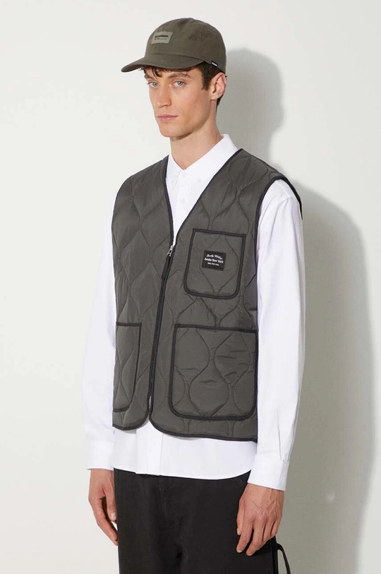 Awake NY vest Quilted Vest other gray SP24.OT003