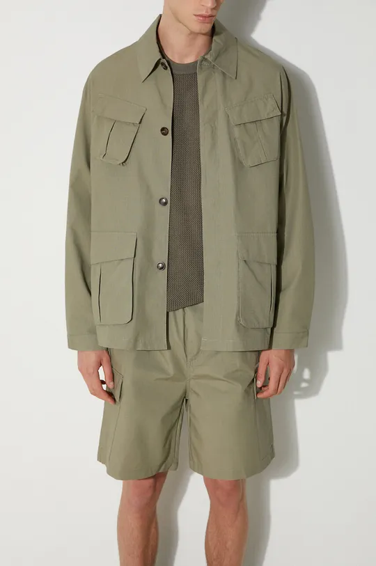 green MKI MIYUKI ZOKU cotton jacket Ripstop Cargo Jacket Men’s