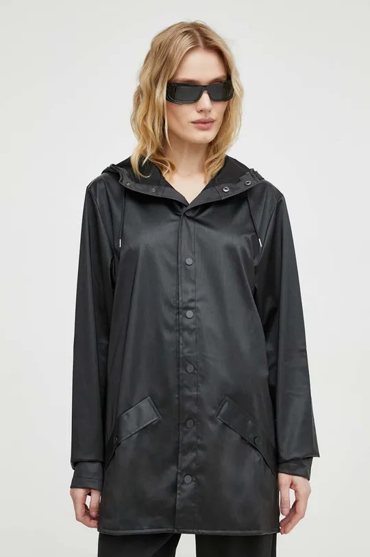 Rains rövid kabát 12010 Jackets fekete