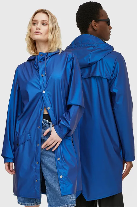 kék Rains rövid kabát 12020 Jackets Uniszex