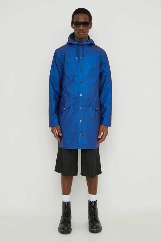 Rains rövid kabát 12020 Jackets kék