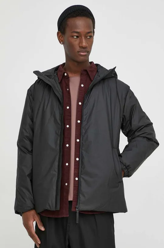 Rains rövid kabát 15770 Jackets fekete