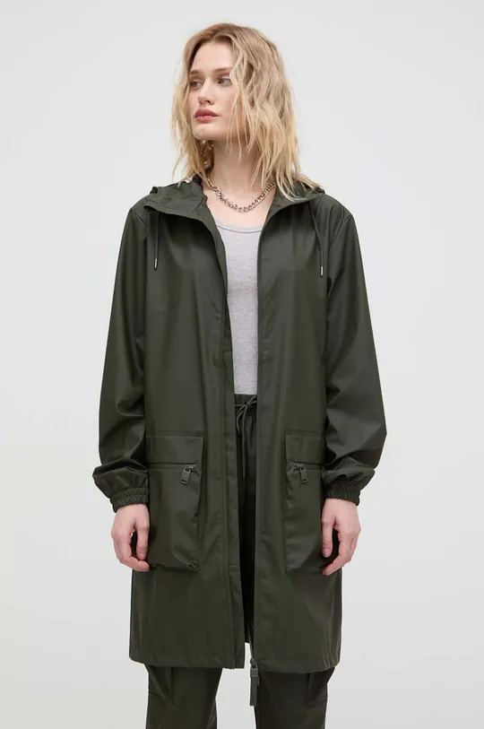 Rains rövid kabát 19850 Jackets zöld