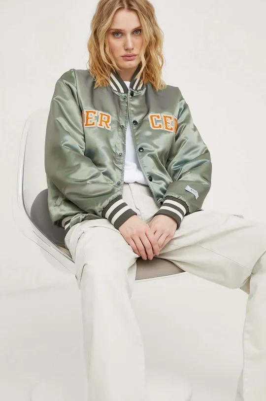 zielony Mercer Amsterdam kurtka bomber Mercer Varsity Unisex