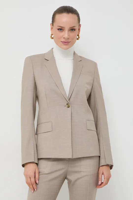 beige BOSS giacca in lana Donna