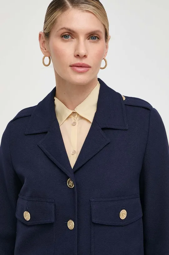 σκούρο μπλε Βαμβακερό blazer Luisa Spagnoli Γυναικεία