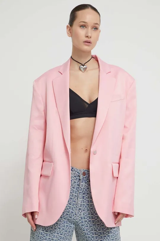 Пиджак Moschino Jeans розовый