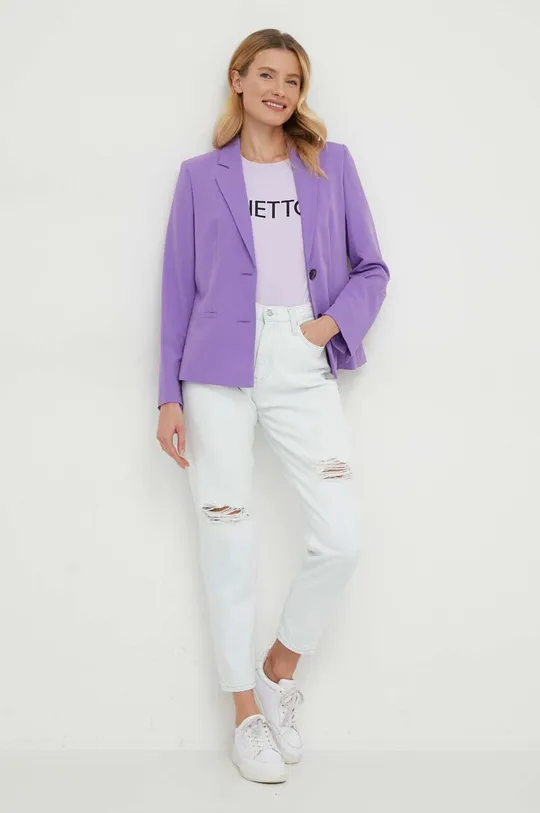 Пиджак Sisley фиолетовой