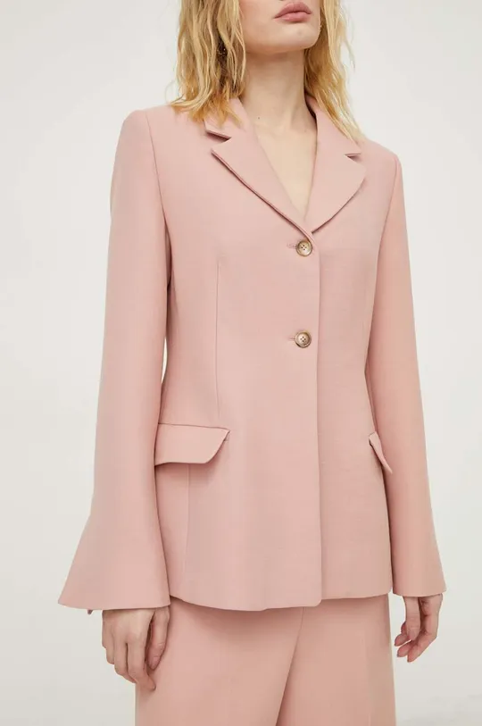 rózsaszín Lovechild gyapjú kabát Női