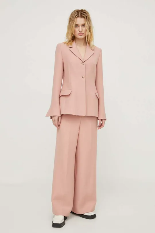 Lovechild giacca in lana rosa