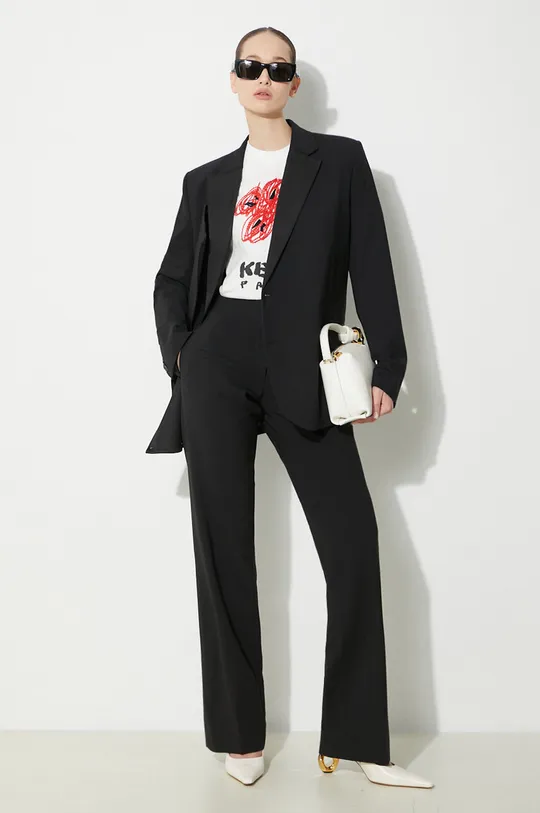 JW Anderson giacca in lana Panelled Blazer nero