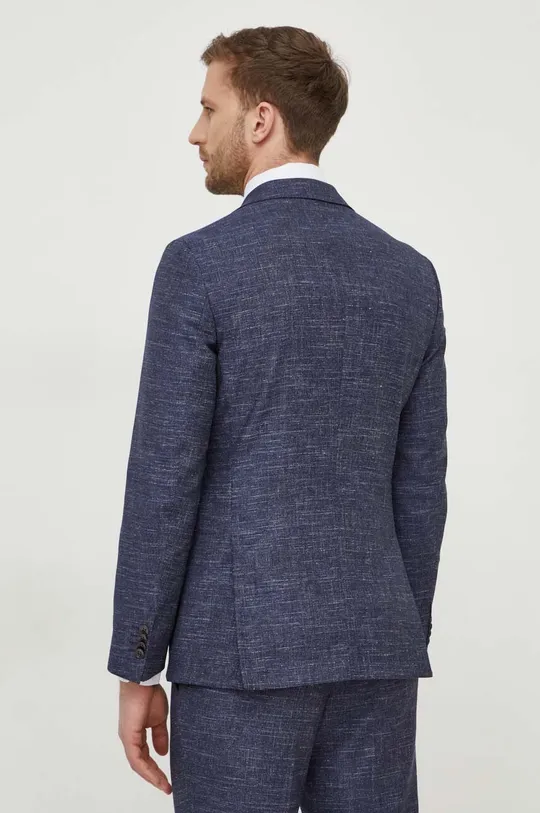 Шерстяной пиджак BOSS Основной материал: 64% Новая шерсть, 26% Хлопок, 7% Лен, 2% Полиамид, 1% Эластан Подкладка: 100% Вискоза