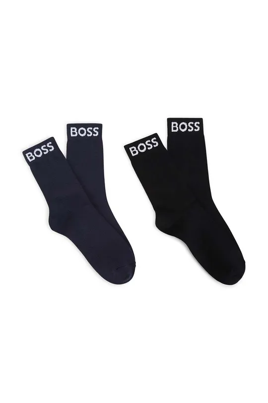 tmavomodrá Detské ponožky BOSS 2-pak Chlapčenský
