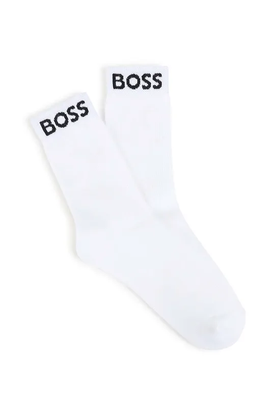 Detské ponožky BOSS 2-pak sivá