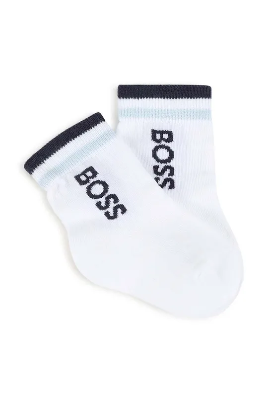 Detské ponožky BOSS 3-pak biela