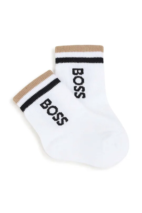 Detské ponožky BOSS 3-pak tmavomodrá
