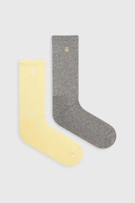 жёлтый Детские носки United Colors of Benetton 2 шт Для мальчиков