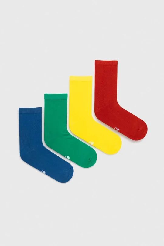 pisana Otroške nogavice United Colors of Benetton 4-pack Fantovski