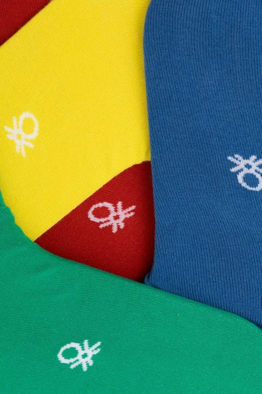 Дитячі шкарпетки United Colors of Benetton 4-pack барвистий