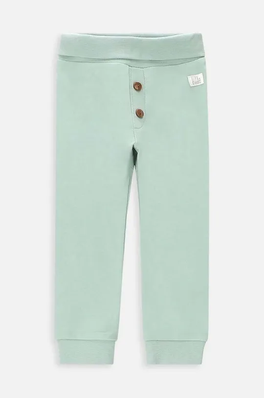 πράσινο Βρεφικό βαμβακερό παντελόνι Coccodrillo Για αγόρια