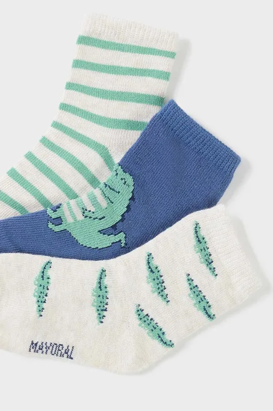 Шкарпетки для немовлят Mayoral 3-pack блакитний