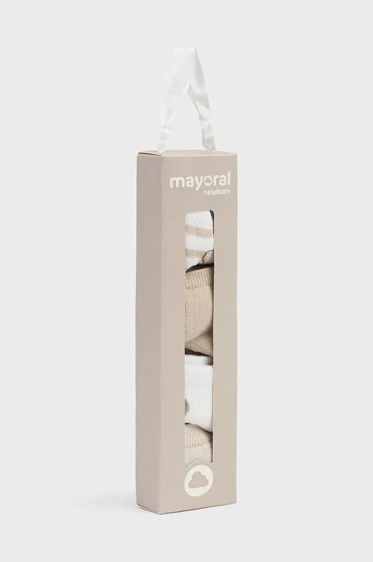 Κάλτσες μωρού Mayoral Newborn 4-pack 65% Βαμβάκι, 32% Πολυαμίδη, 3% Σπαντέξ