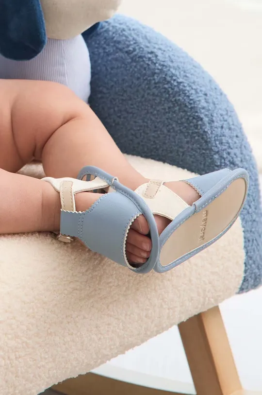 niebieski Mayoral Newborn buty niemowlęce Chłopięcy