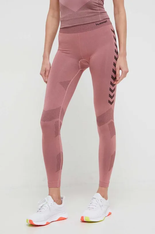 rózsaszín Hummel edzős legging First Női