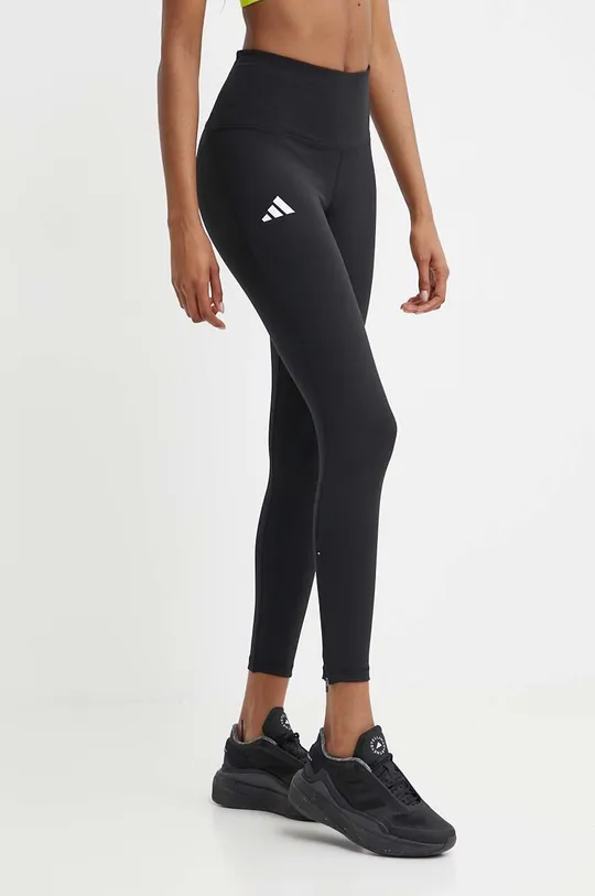 czarny adidas Performance legginsy do biegania Adizero Essentials Damski