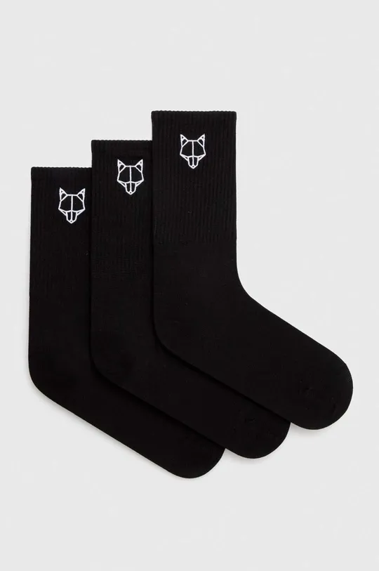 μαύρο Κάλτσες Naked Wolfe 3-pack Γυναικεία