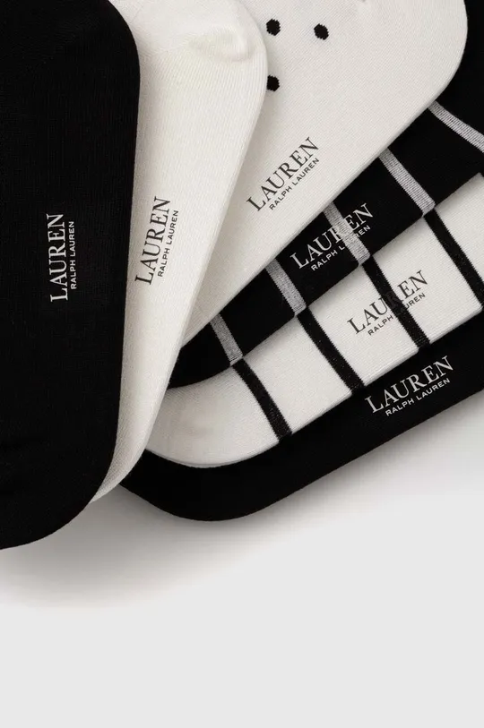 Шкарпетки Lauren Ralph Lauren 6-pack чорний