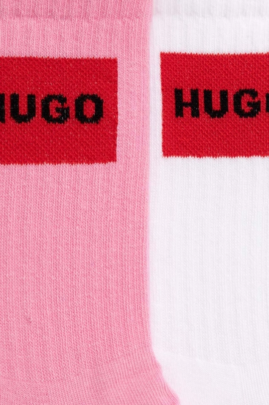 Čarape HUGO 2-pack roza